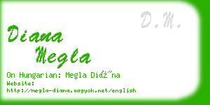 diana megla business card